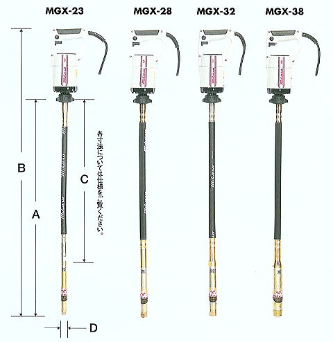 三笠産業・コンクリートバイブレーター・軽便バイブレーターの通販