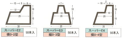 スーパー二段目地棒