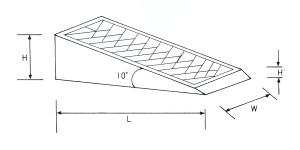 ＰＰクサビ寸法図